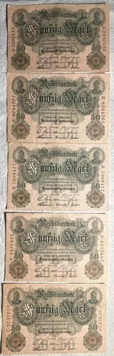 Banknoten lot deutsches - 5,