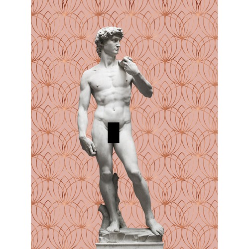 Statue david von michelangelo - david,