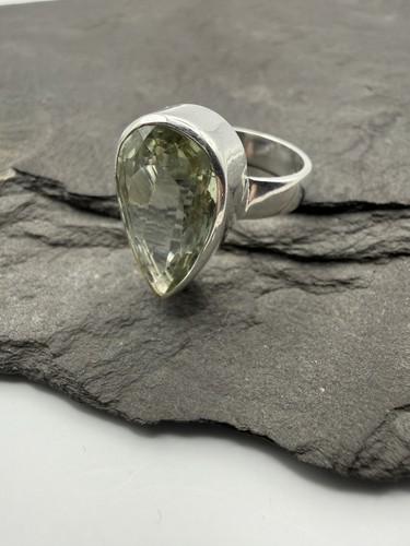 Prasiolith ring 925 silber - ring,
