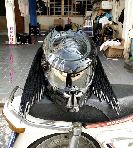 Custom predator motorradhelm - custom,