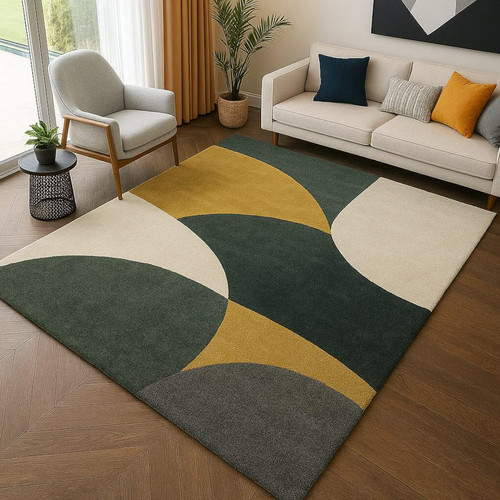 Mid century modern vorleger - modern,