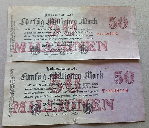 Millionen mark 1923 - 50,