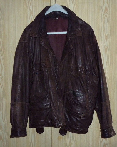 Leder jacke echt - -,