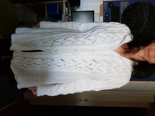 Handgestrickte damenjacke - handgestrickte,