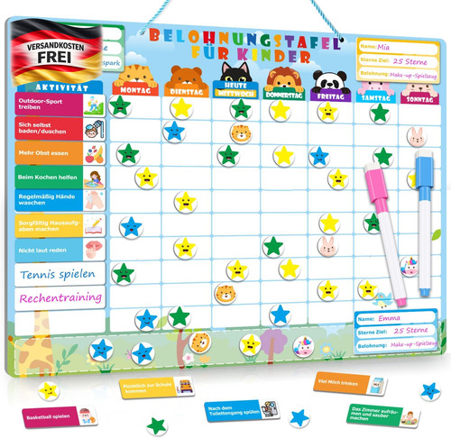 Belohnungstafel für kinder - belohnungstafel,