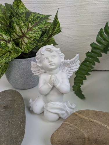 Engel betend gartenfigur - engel,