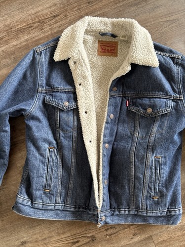 Levis sherpa jeansjacke - levis, damen