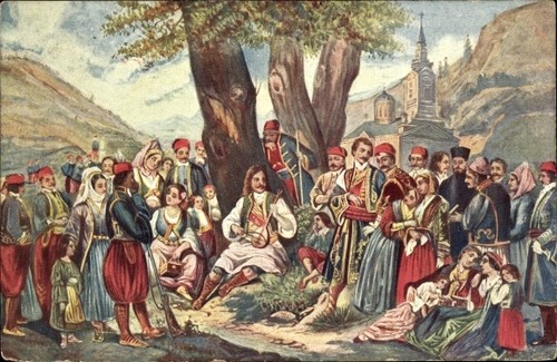Musiker baum - musiker, am