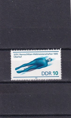 Briefmarken ddr rennrodel - briefmarken,