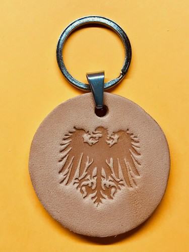 Leder anhänger 45mm - anhänger,
