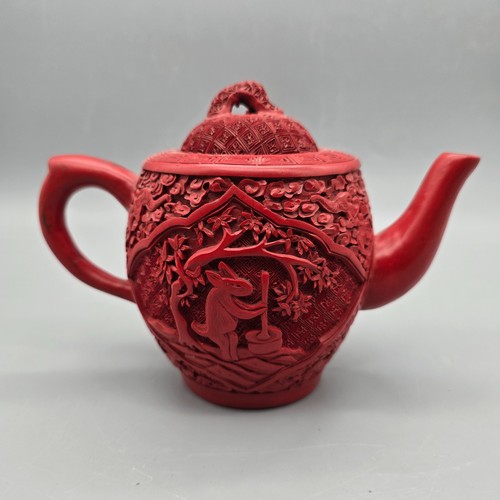 Chinesische teekanne cinnabar - chinesische,