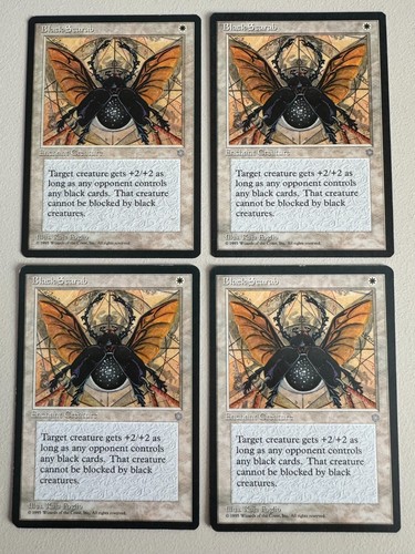 Black scarab mtg ice - 4x,