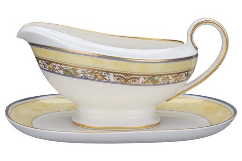 Sauciere mit teller tlg - sauciere, 2-tlg