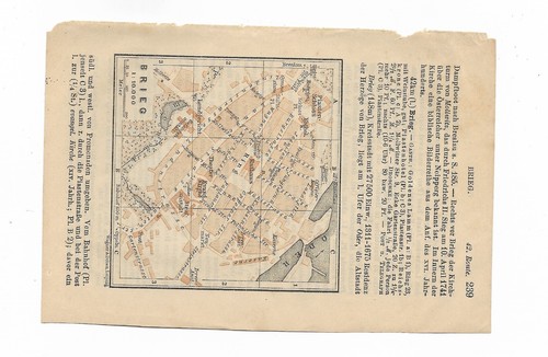 Heimat brieg stadtplan 1912 - heimat,
