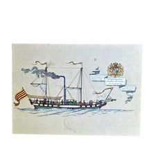 Postkarte schiff dampfer - schiff,