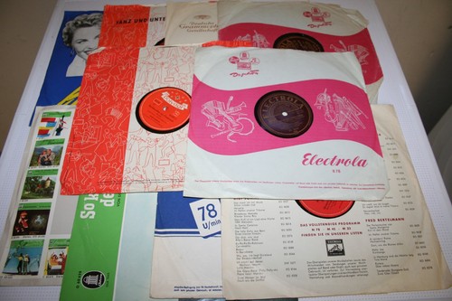 Konvolut schellackplatten - schellackplatten, 78