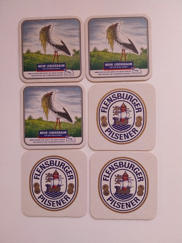 Bierdeckel flensburger - bierdeckel,