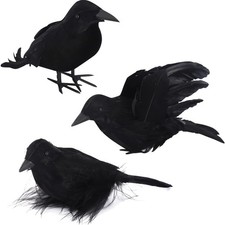 Halloween krähen 3er pack - halloween,