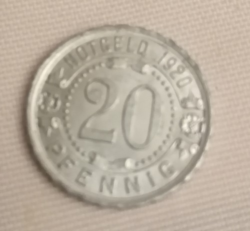 Pfennig notmünze - pfennig,