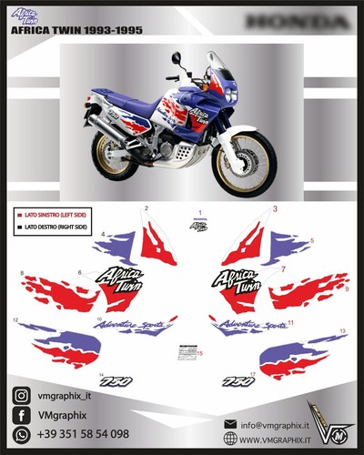 Aufkleber africa twin - aufkleber,