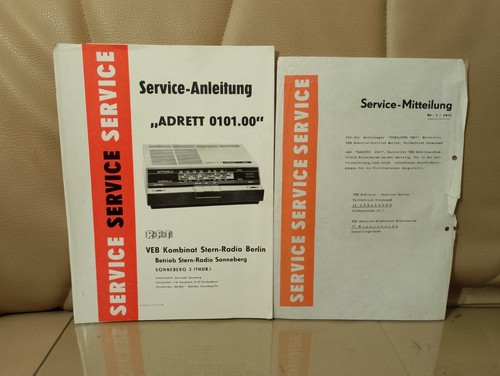 Rft adrett 0101 service - adrett, 0101.00