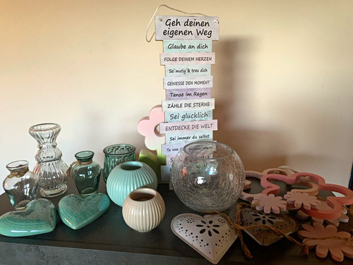 Deko set glas keramikvasen - deko, &