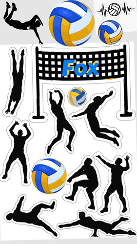Volleyball netz satz essbar - volleyball,