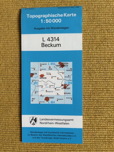 Topographische karte 50000 - karte, 1:50000
