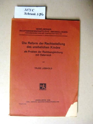 Die reform der rechtsstellung - reform,