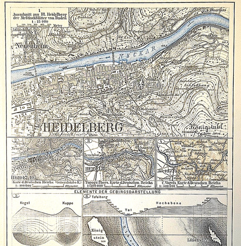 Alte lithografie - alte,