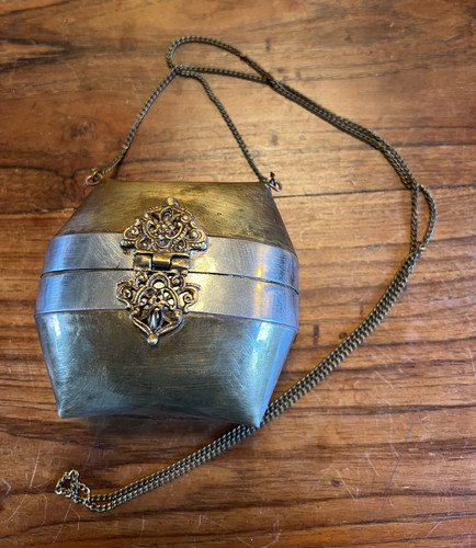 Antike metall handtasche oper - metall,