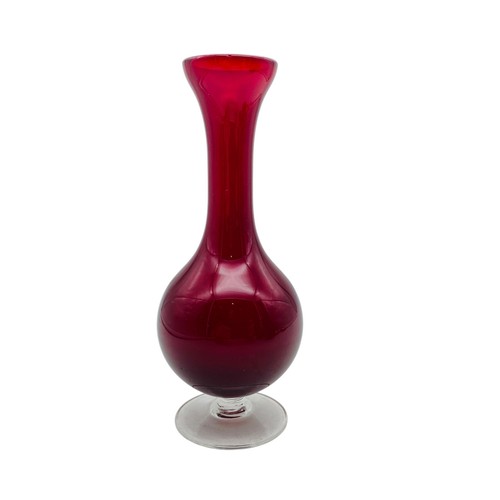 Vase rot 50er 60er mid - vase,