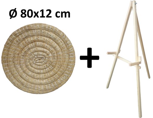 Runde strohzielscheibe x - runde, 80