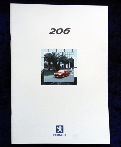 Peugeot 206 prospekt 2000 - peugeot, 6.2000