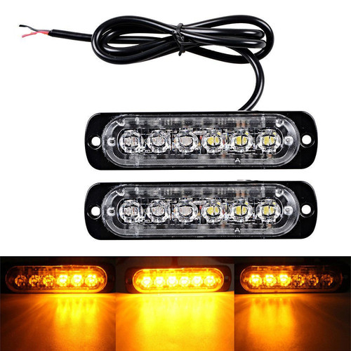 6led gelb frontblitzer - 6led,