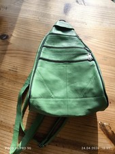 Echtleder rucksack grün - echtleder, damen