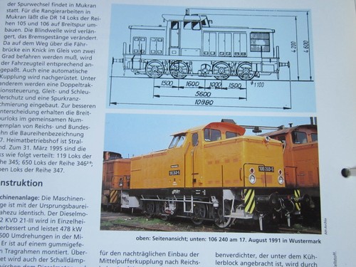 Bahn lokaufrisse diesel v - lokaufrisse,