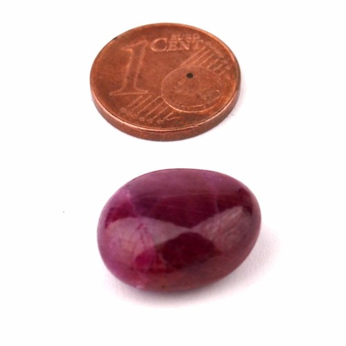 Echter roter rubin - echter, aus