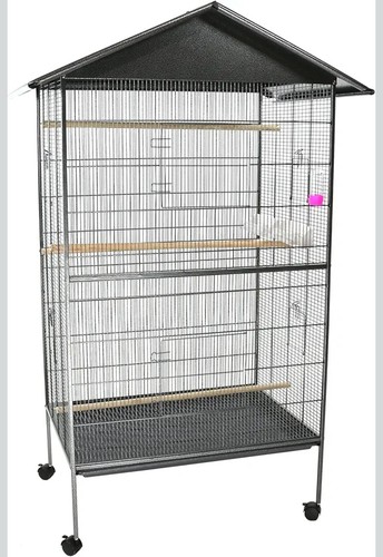 Voliere vogelkäfig schwarz - voliere,