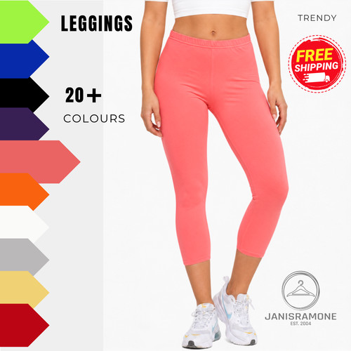 Damen capri leggings gummibund - capri,