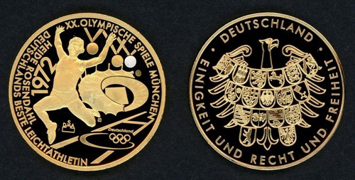 Bund medaille heidi rosendahl - bund,