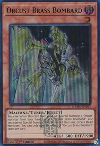 Yugioh orcust brass bombard - yugioh,