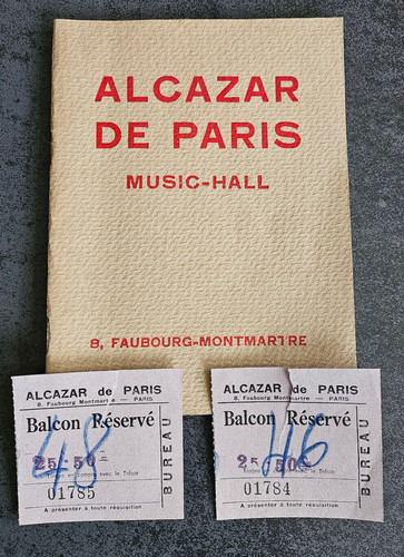 Programme music hall - programme,