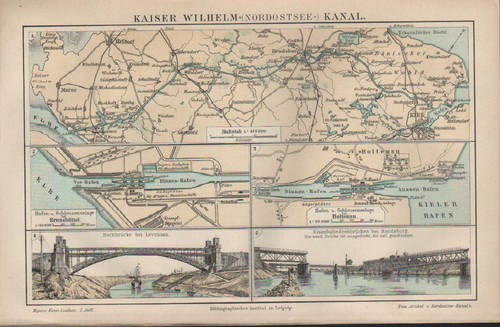 Landkarte map 1897