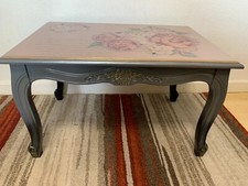 Super Rabatt! Stilvoller und origineller Couchtisch aus Massivholz 75x47х51 cm