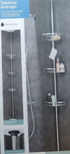 Teleskop Badregal 3 Ablagekörbe Eckregal Regal Badezimmer Duschregal 123-260 NEU