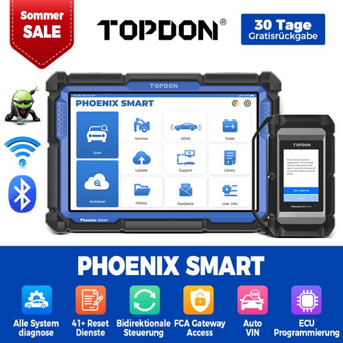 Topdon phoenix smart j2534 kfz - phoenix,