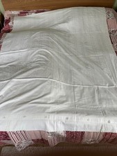 Oberbettbezug Bettbezug 2 Stück Aussteuer Damast Blume Bettwäsche 1,52m x 1,90 m