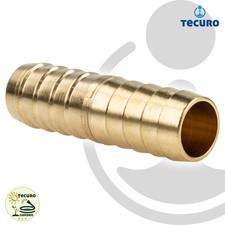 tecuro Reparatur - Röhrchen/Schlauchverbinder, verschiedene Größen, Messing blan