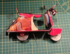 Vespa Roller Piaggio aus Coladose gebaut Motorroller vintage upcycle